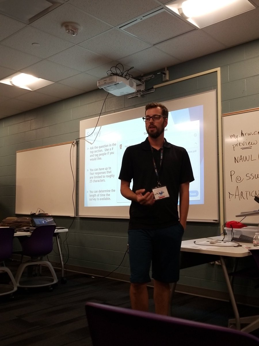 The man...the legend behind the profile pic. Follow @MrRoosPE #IowaAHPERD18