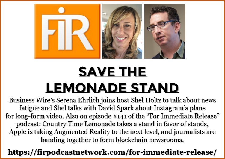 BusinessWire's tweet image. Our own @Serena discusses the impact of news fatigue on PR on this week’s @FIRpodcast with @shelholtz  bwnews.pr/2JQDtVl #PRChat #FIRPodcast