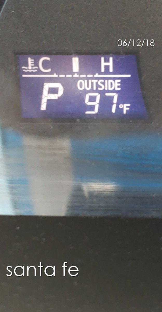sarahb_gonzo's tweet photo. Hey @jtd1003, common misconception about #santafenm is that it doesn't get as hot here, but man it does! #nmture #hotdays @1003ThePeakABQ https://t.co/wjpDM67Job