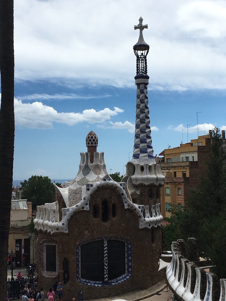 We visited Park Güell in Barcelona, and we took a guided tour. #AllAboutGaudíAndHisWork