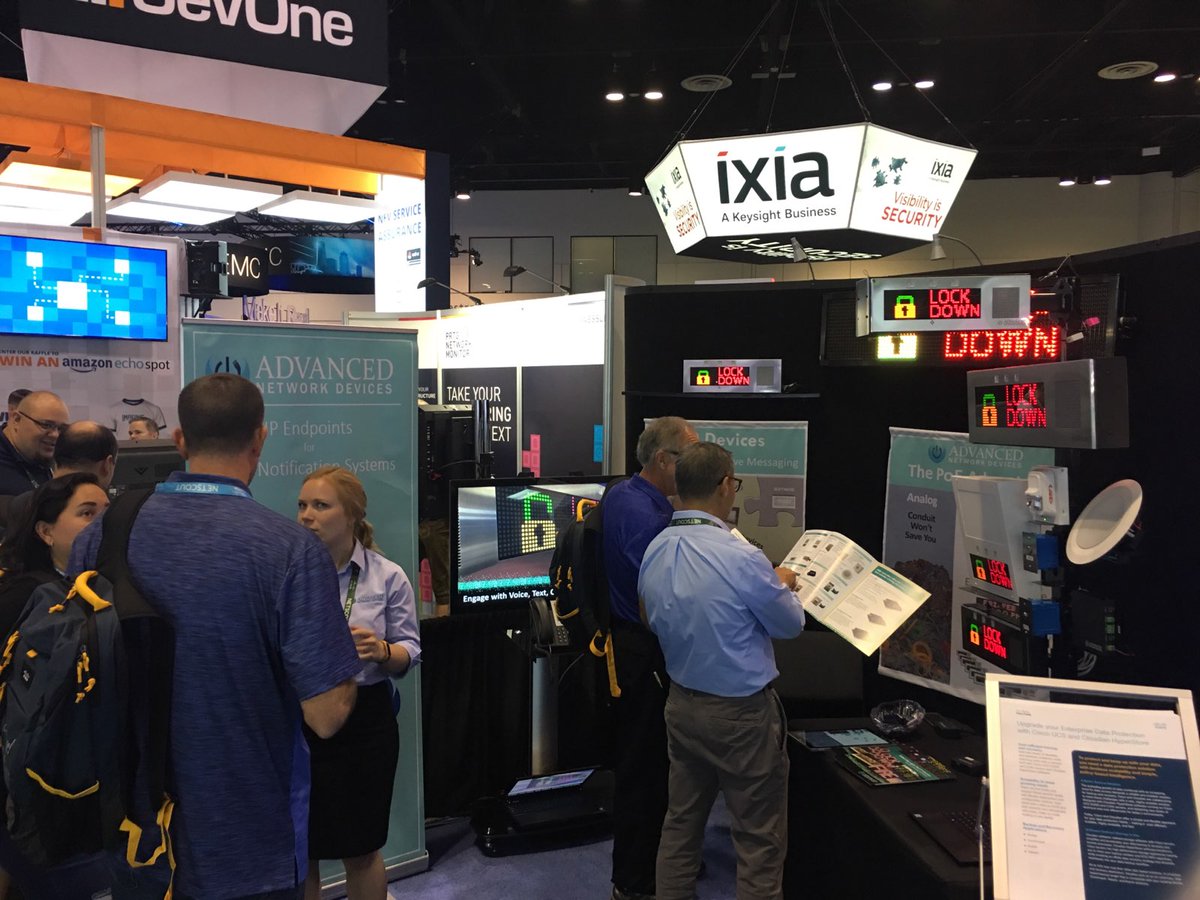 AdvNetDevices's tweet photo. Wrapping up our 2nd day at @CiscoLive 2018. We met a lot of great attendees &amp; exhibitors that stopped by our booth #1629 today! https://t.co/40q5qk3Dcl
