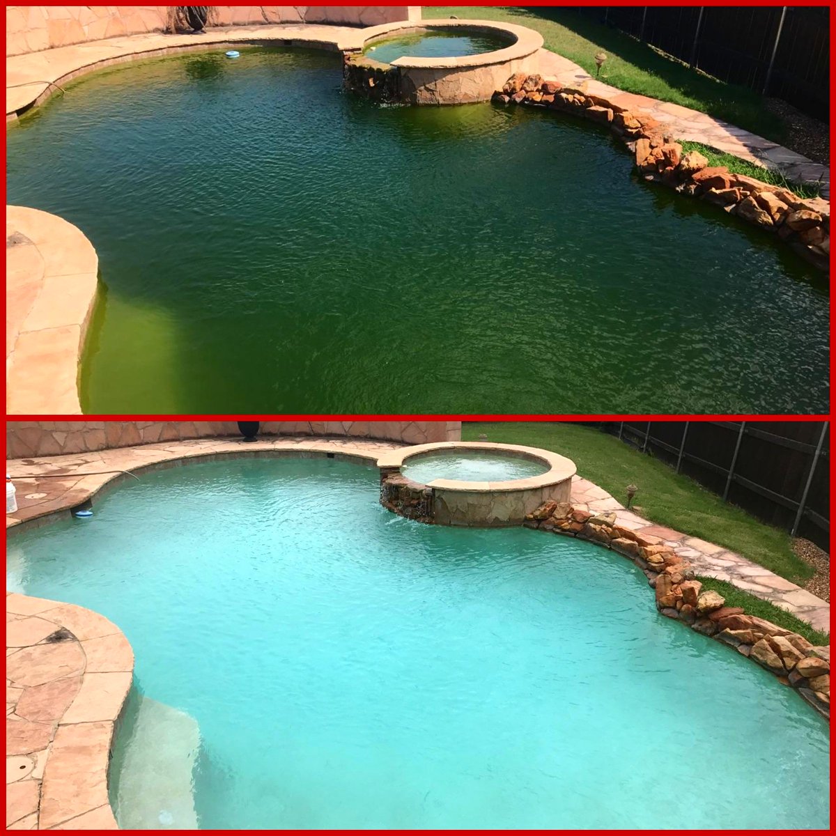 PrettyPools's tweet photo. Another satisfied customer! 😎
Isn't Michael awesome?!

#PrettyPools #PoolService #PoolCleaning #PoolRepair #PoolsSupplies #SwimmingPoolSupplyStore #SwimmingPoolSupplyStoreFlowerMound #FlowerMound #FloMo #Pool #Champions #BeforeAndAfter https://t.co/XhFU1rbdqP