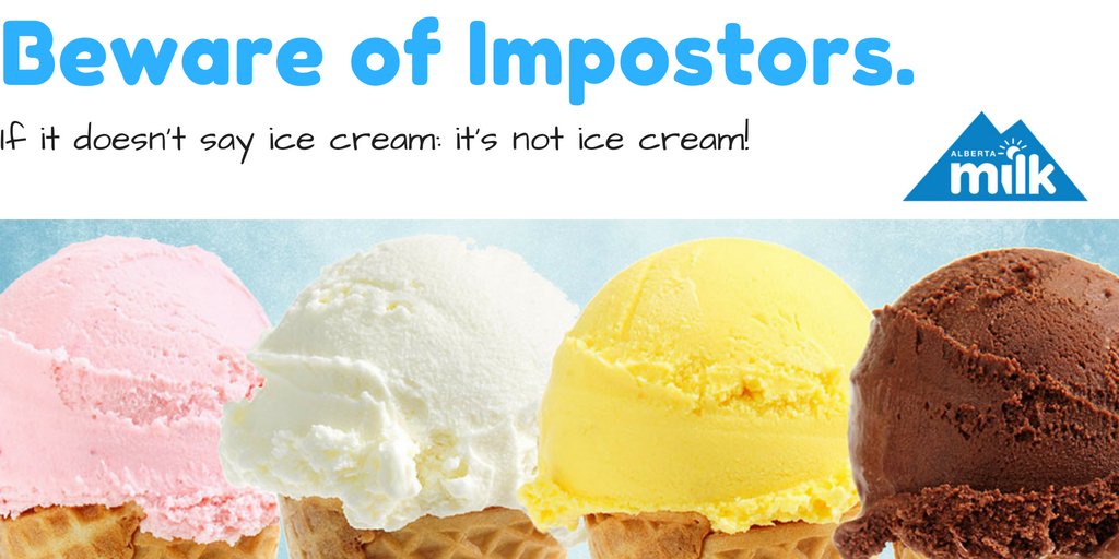 Many of the products for sale in the ice cream aisle at your grocery store are ‘frozen desserts’ that are often made with edible oil products and don’t contain the nutrients naturally found in milk. #icecream #dairymonth #dairy #DYK