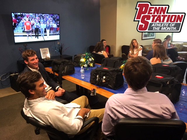 FOX19's tweet photo. . @PennStationSubs and FOX19 NOW awarded a $10,000 scholarship during our recent Athlete of the Month banquet to celebrate academic and athletic excellence. We donated $4,500 to Cincinnati-area schools as well during the program! #BroadcastGood https://t.co/HzIqUdbZ4f