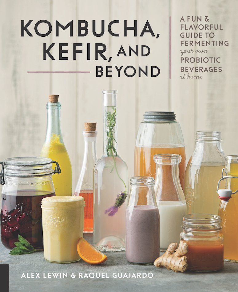 ReadableFeast's tweet photo. Love fermenting? Check out "Kombucha, Kefir, and Beyond: A Fun and Flavorful Guide to Fermenting Your Own Probiotic Beverages at Home" by Alex Lewin &amp; Raquel Guajardo #readablefeast2018  @lactoferment @QuartoKnows @edibleboston https://t.co/zKjkvo1VV1 https://t.co/hXrdNcg3TG