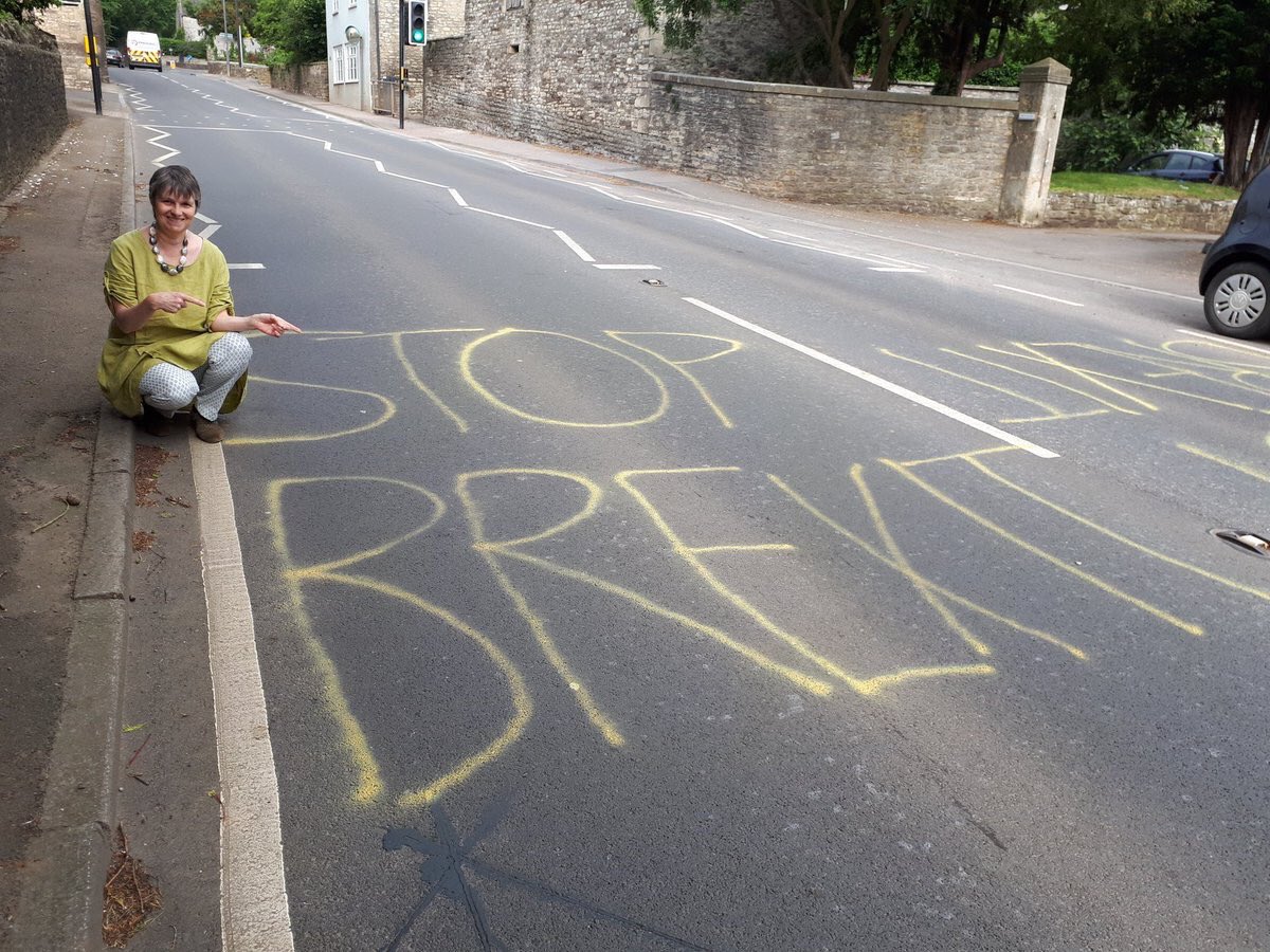 BlueReefPools's tweet image. I know it’s childish but.. 12 cans of spray paint a little trip around Bath to put Don’t above this? What do you think?