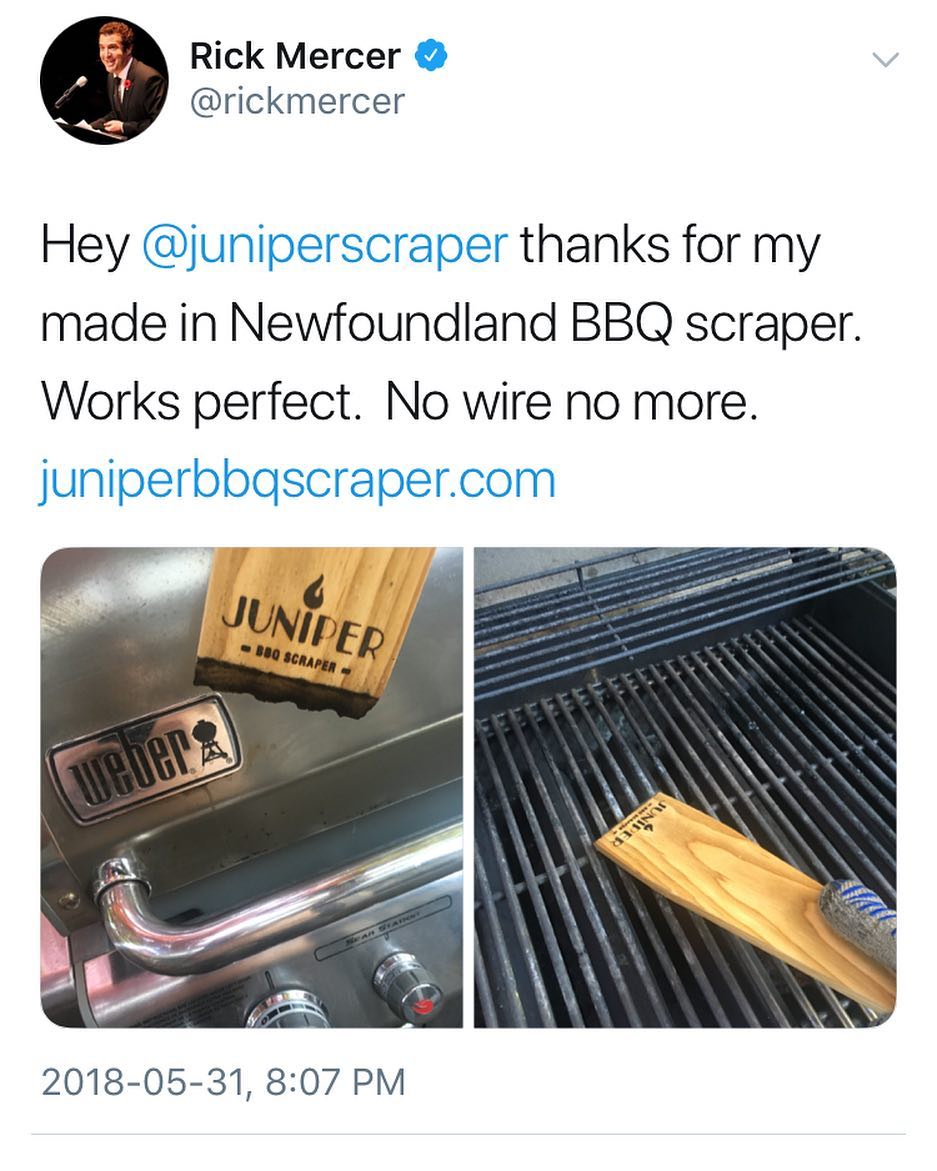 thebbqemporium's tweet photo. ICYMI: @rickmercer of the @CBC fame gave us a shoutout last week! Thanks Rick, we appreciate the support.
#juniperbbqscraper #fatherdaygifts #bbqseason #rickmercer #rickmercerreport #dadsday #fatherdaygift #dadsdaygifts https://t.co/iiqJGKmTHP