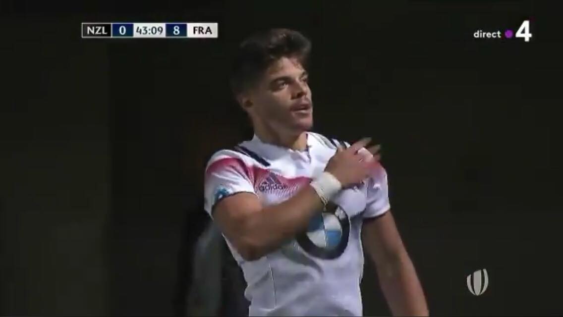 LeRugbynistere's tweet photo. Les Bleuets s'imposent 16 à 7 face aux Baby Blacks ! 😍🏉🇫🇷️

LA FRANCE EST EN FINALE DE LA COUPE DU MONDE U20 ! https://t.co/8MnR2H5wEu