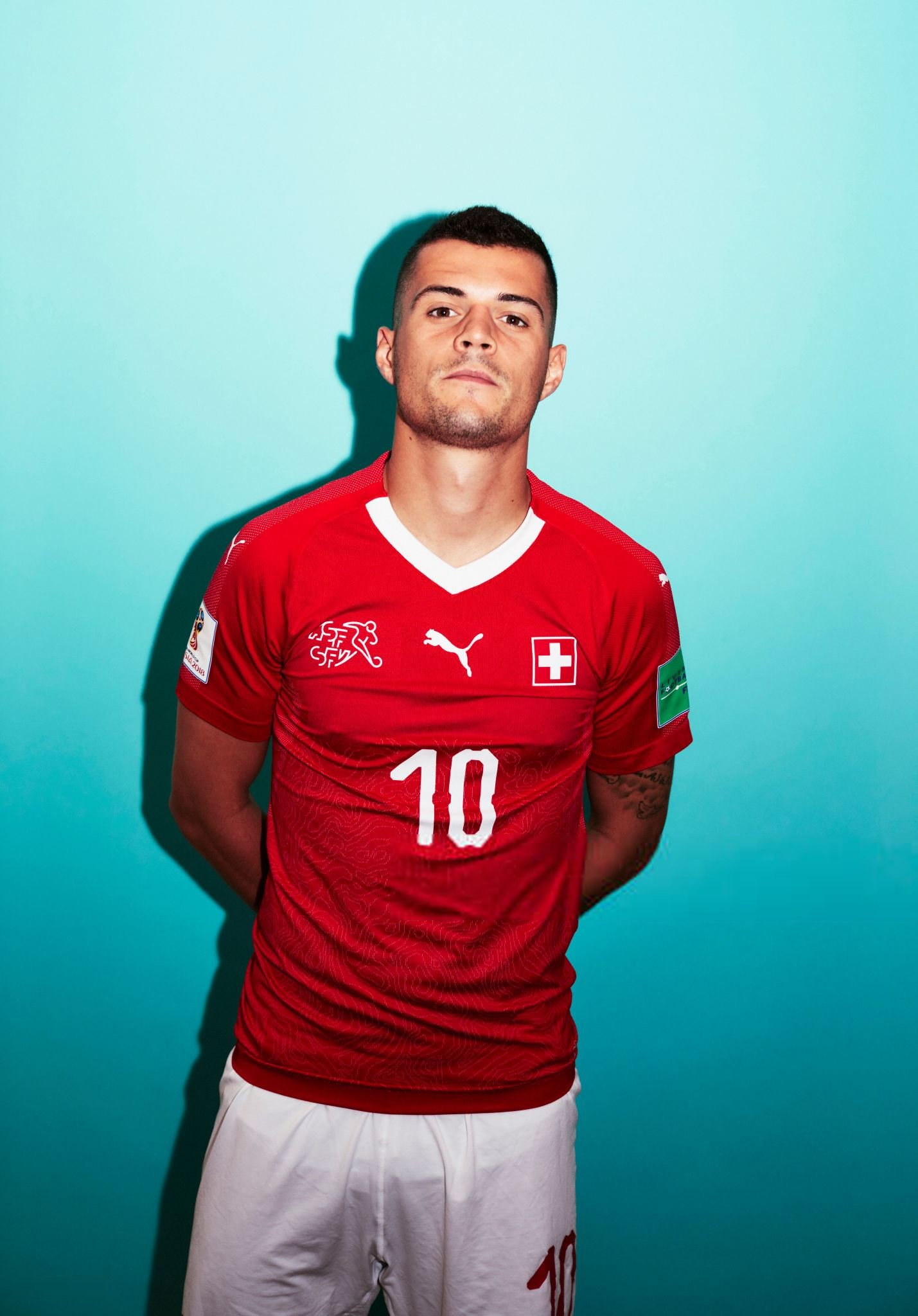 fp on Twitter Granit Xhaka  SUI by Adam Pretty 