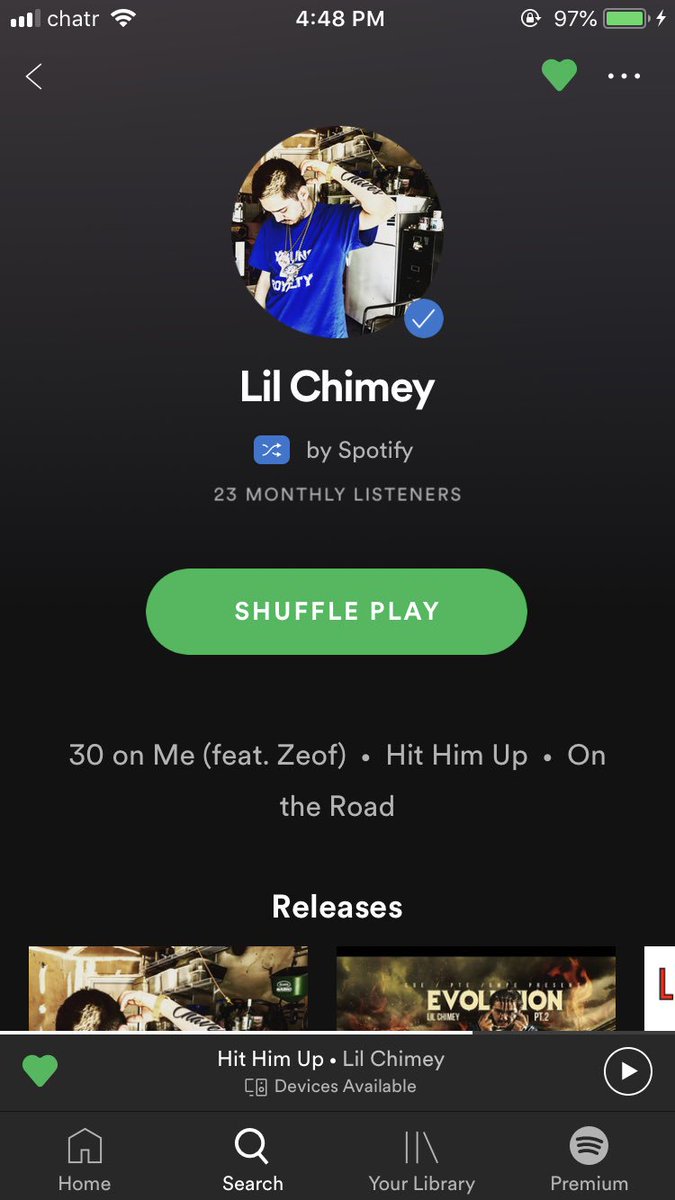 BigChimey's tweet photo. Just got verified on @Spotify Thank You ! all my new music will be on there & @iTunes @AppleMusic Love All My Fans Supporters & Family ! For rocking wit the kid πͺπͺπ΄π΄ #Pte S/O my OG / Ceo @CEOMiamiMike 2018 a Good Year #PteTheLabel π΄π΄π―π―π°π° https://t.co/4GHoiWUcP6