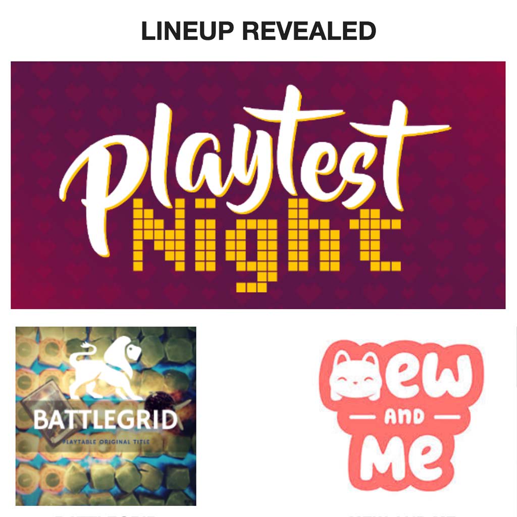MewAndMeApp's tweet photo. Woohoo! Lineup revealed for @Playcrafting SF Playtest night on the 27th! It will be our second expo! If you're in the SF/Bay area, come see! https://t.co/ZRWzTwdgx4
.
.
.
#games #catgames #gamesforcats #catvideogames #gamedev #gamedevlife #gamedevs #startups #startupgrind https://t.co/OGvJmYqxXM