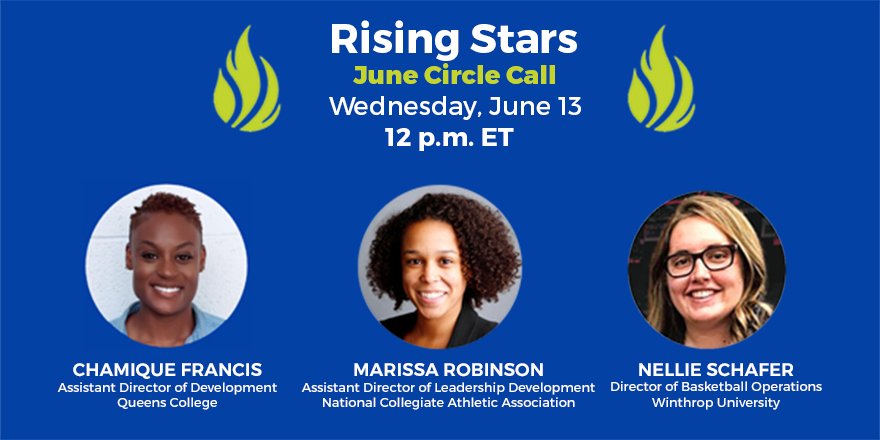 _WomenLeaders's tweet photo. We can't wait! Join us for our 🌟Rising Stars🌟 Circle Call tomorrow, June 13 at 12 p.m. ET. @Chamiquefran_, @mkrobinson_, and @nellieschafer will discuss how to pursue and excel in entry-level positions. Register now: https://t.co/2q37C0jlCa #WeAreRisingStars https://t.co/6i9VqIQbrs
