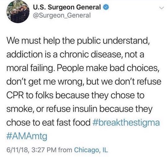 JMonroeWrites's tweet photo. @Surgeon_General this is horrible misinformation! Type 1 diabetes is the type that can ONLY be treated with insulin. It is autoimmune and NOT caused by fast food. You owe millions of Americans an apology! Not just a deleted tweet! #T1D https://t.co/Qr2iR6YhMK