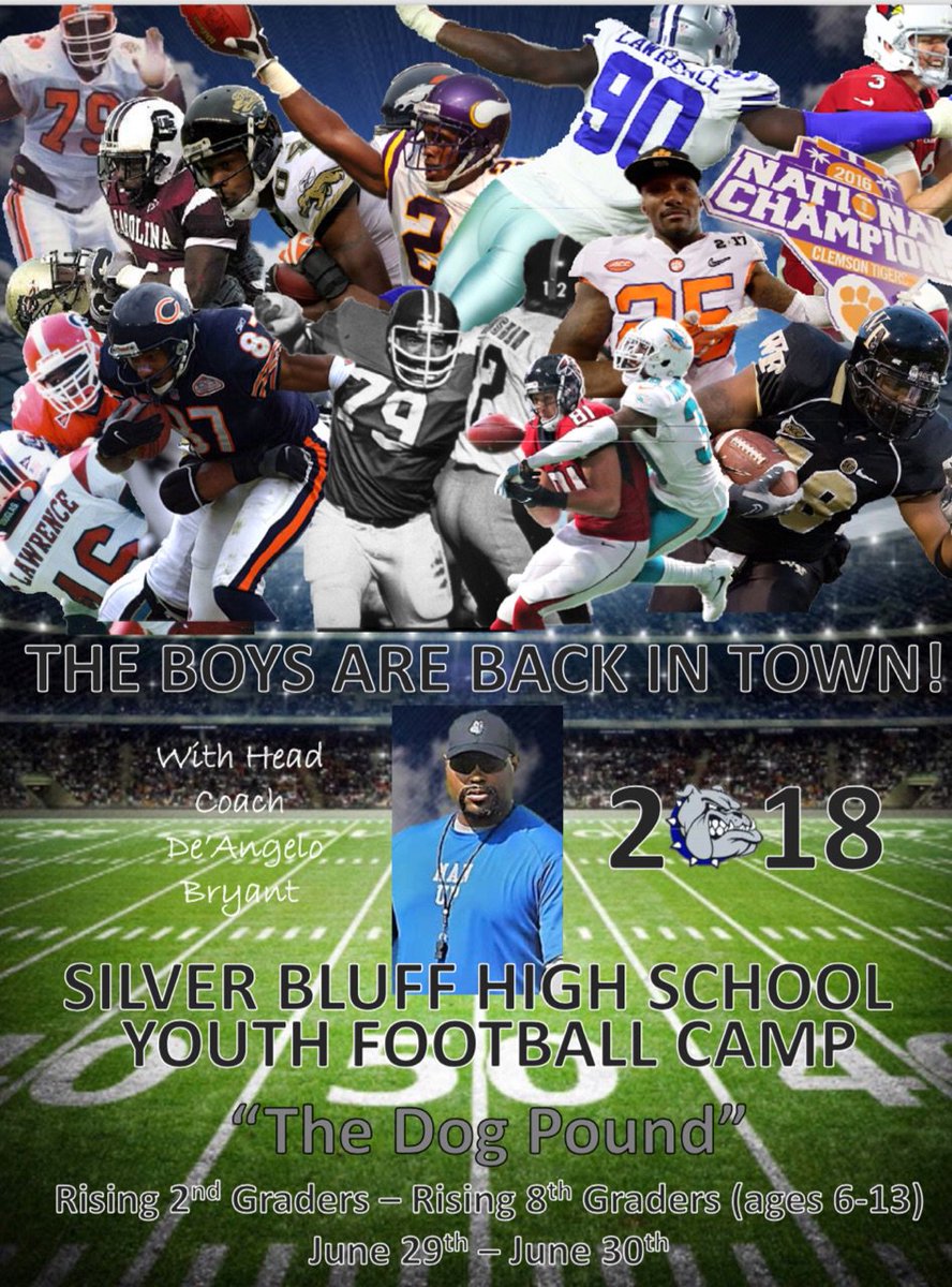 SilverBluffFB's tweet photo. 🚨 Get registered for the @SilverBluffFB Youth Camp https://t.co/wxk4cU1ImI