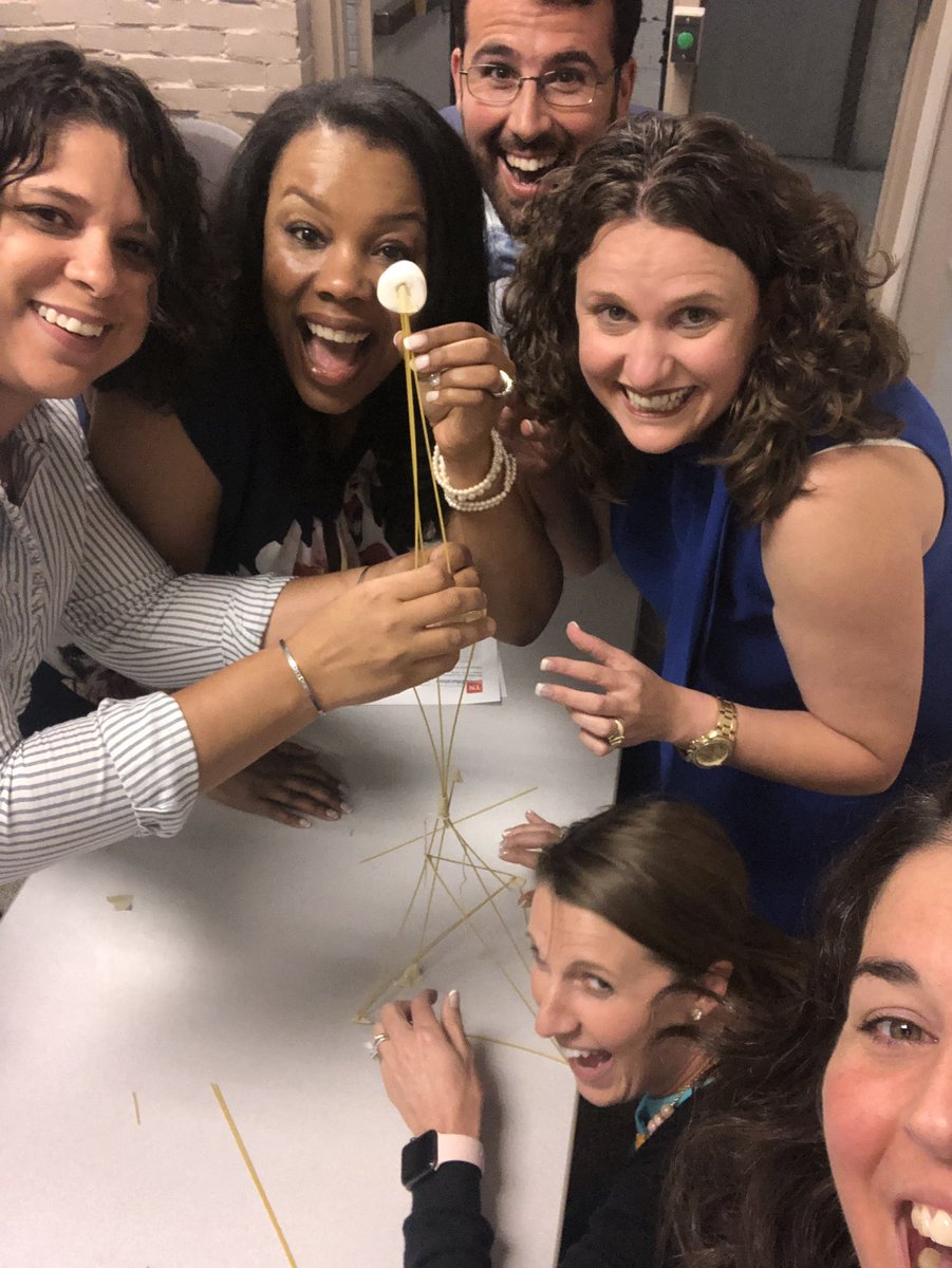 writenoelle's tweet photo. Marshmallow Challenge- what assumptions do we make about identifying problems and devising solutions? #GASL2018 @hkstaggs https://t.co/UbwlEyqjjA
