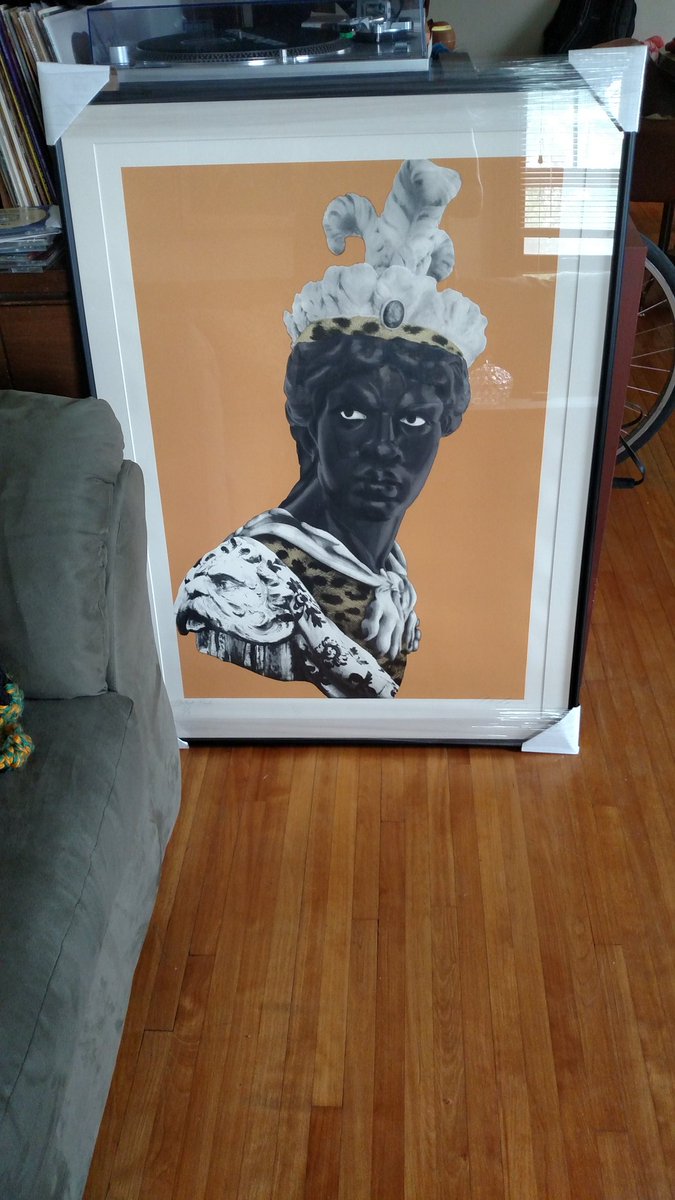 thoughtful74's tweet image. Dearest @aidaprints delighted to have #TheMagi framed finally! I love him #2of8