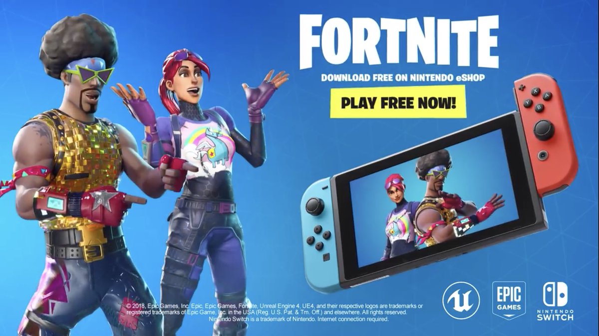 Ittousai ニンテンドースイッチ版fortnite フォートナイト 無料配信開始 Pcや他機種とマップも武器も同一で Win Mac Xbox Iosとはスクワッドを組んで一緒に遊べます キャラや課金アイテムも共用可 Ps4除く ただし 一度でもpsnとリンクした