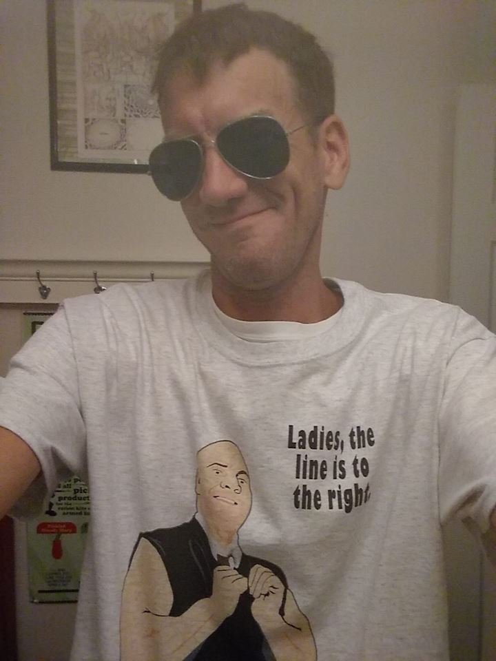 DaveSilicon's tweet photo. My #BTTPodcast shirt came in.   #HardbodyHarper is the manager of the greatest stable in professional wrestling.   Make sure to check him out on @BTT_Podcast and @WildKatSports https://t.co/ydPdQJrZEs
