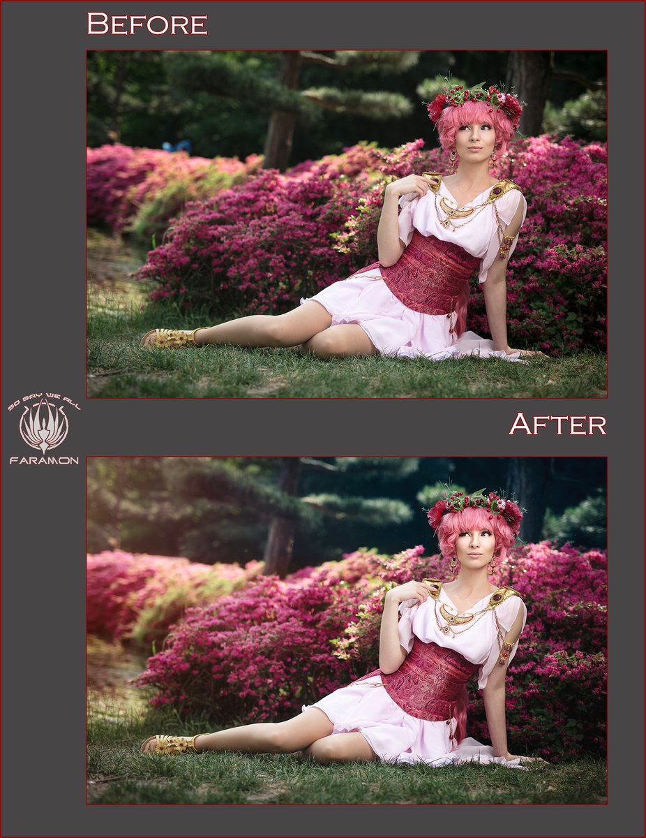 IamFaramon's tweet photo. A full beofre and after post .. crazy! I must of gone mad .. but some one asked to see one of them and since these were just sitting here done I thought bugger it why not.
Cosplayers - @Lie_chee, @SymphoniaCP, @Shiaya_costumes &amp; FraziWild
#Cosplay #Dokomi #Retouch #Editing https://t.co/PYD47tuL6c