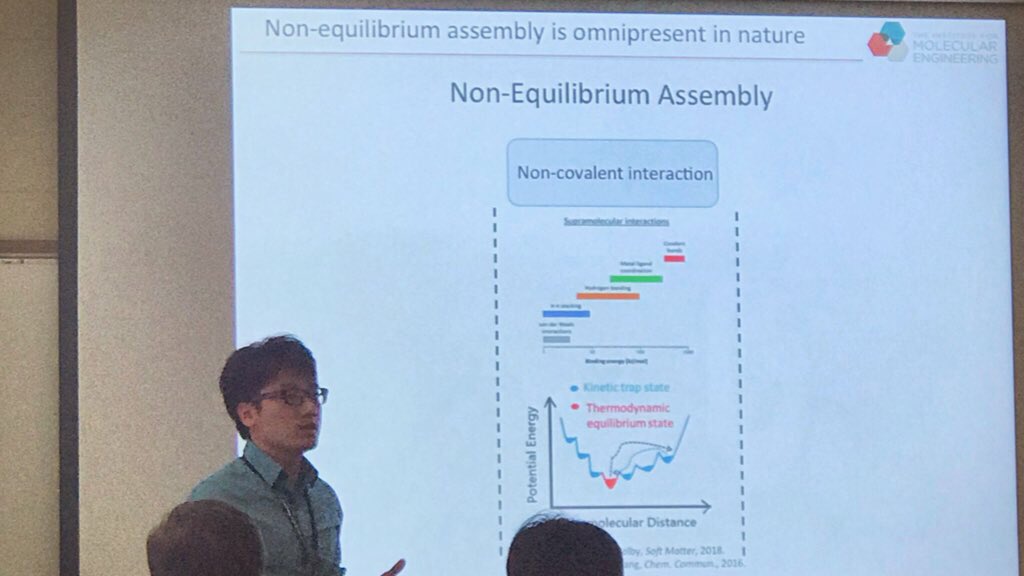 J_Ting1's tweet image. Kinetically trapped polyelectrolyte-core nanoaggregates can be judiciously engineered into new metastable assemblies, in manners distinct from their amphiphilic counterparts.

Nice job Hao! 👏🏻 #ngrpc18