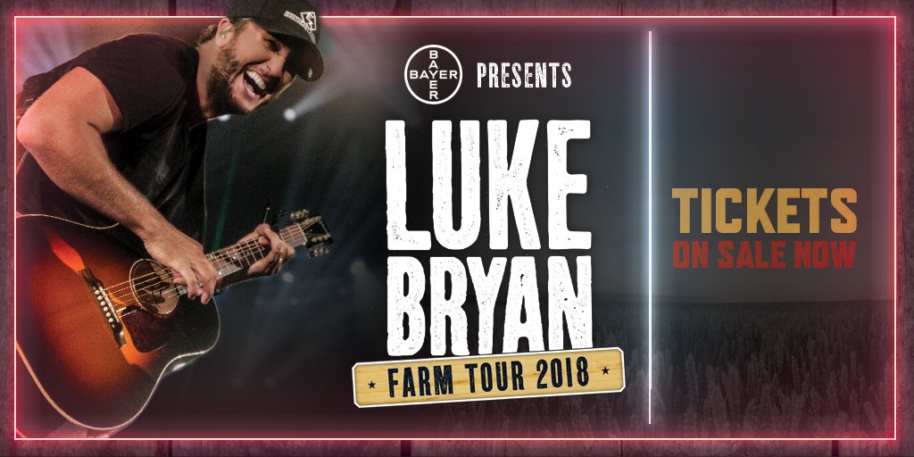 Y’all ready for #FarmTour2018? Tickets are on sale now: lukebryan.com/farm-tour https://t.co/9vvLRgsWov