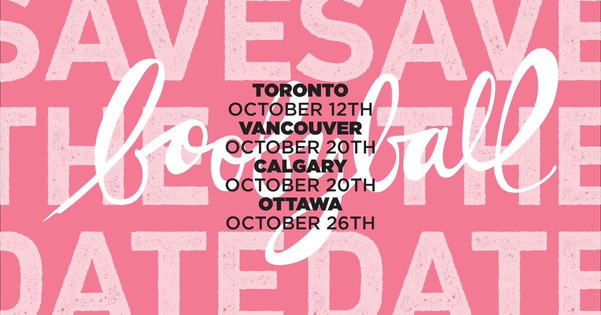 Meg_A_Schroeder's tweet photo. Your favourite bash of the year is back! @boobyball is returning this fall and you don't want to miss out. RSVP today to be the first to know the theme and when tickets go on sale https://t.co/2k3BVDtw8W https://t.co/r2cljXpxNH
