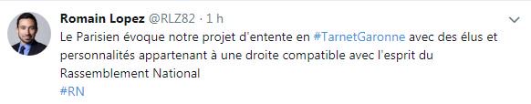 PoliticCircus82's tweet photo. Au rythme des départs pour #DLF82, il serait peut-être plus judicieux que le #FN82 étudie un "projet d'entente" avec ses propres militants et élus... #UnionduRassemblement https://t.co/r5RQwUqJbF