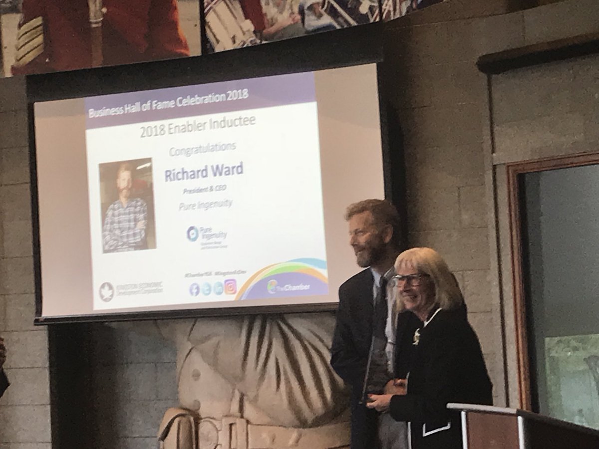 Congratulations to our President Richard Ward for his induction into the Kingston Business Hall of Fame. #KingstonEcDev #ygkchamber