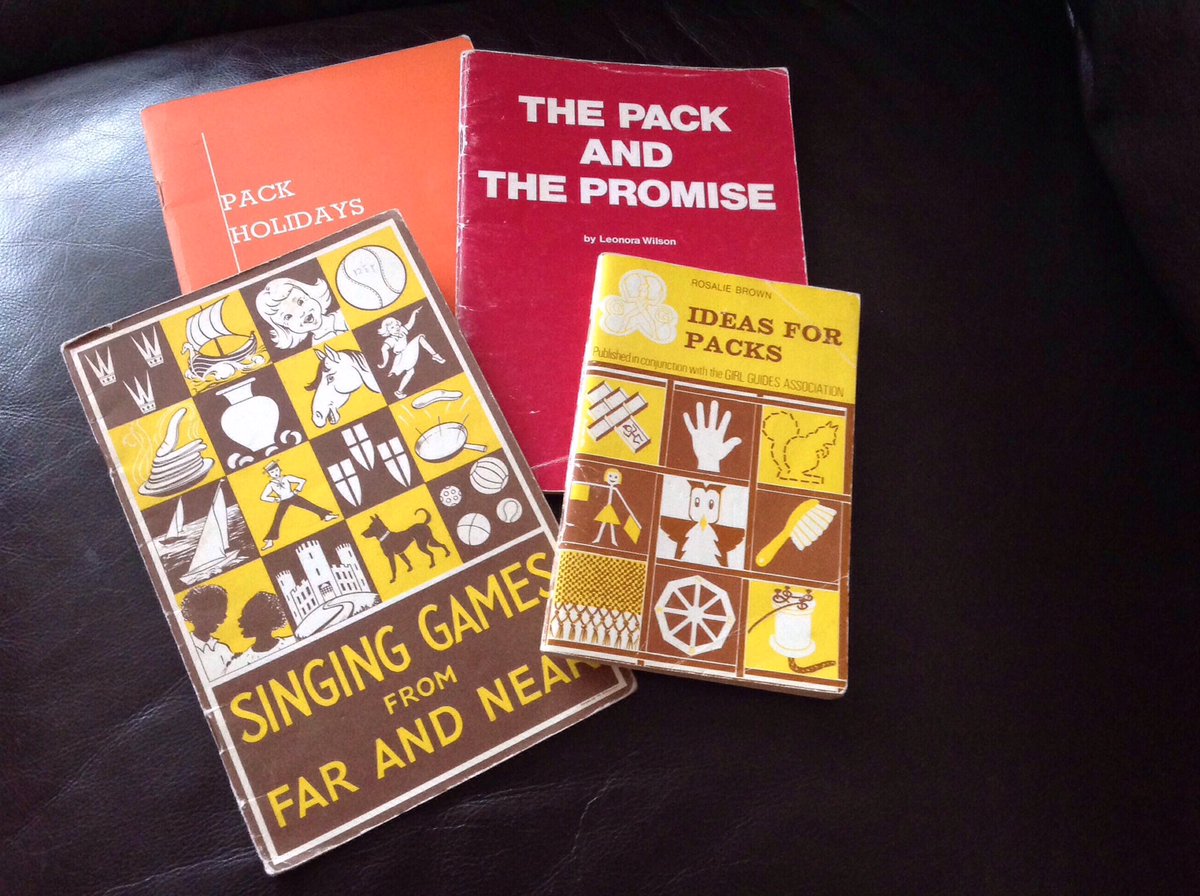 Discovered one of my brownies was granddaughter of a previous Tawny Owl, this lady tragically died in an RTA when her own daughter was v young so my Brownie never knew her nan. it was my pleasure to be able to pass on <a href="/Girlguiding/">Girlguiding</a> books that had belonged to her.