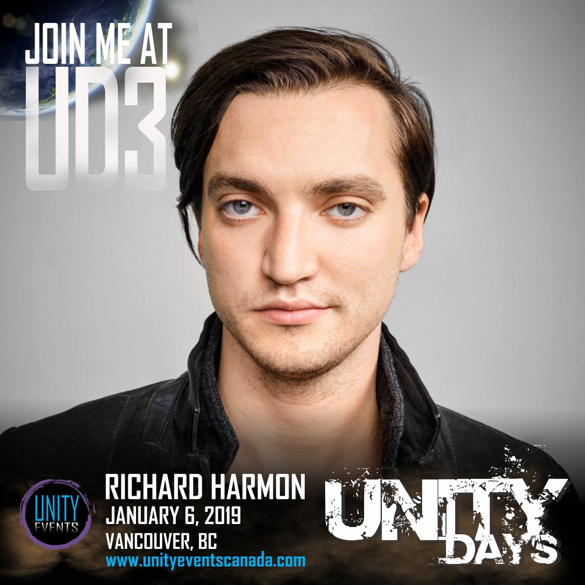 UnityEventsCA's tweet photo. Our first #UNITYDAYS2019 guest is RICHARD HARMON (@RichardSHarmon )! #THE100 #UD3 https://t.co/9oqrLqdOmS