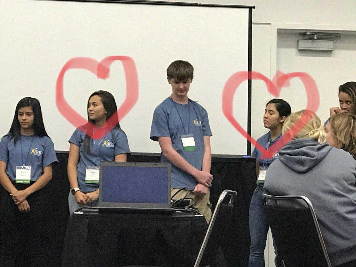 CyndiStump's tweet photo. AVID Summer Institute. Our girls! #AVIDSI18 https://t.co/wuZ4x9Udub