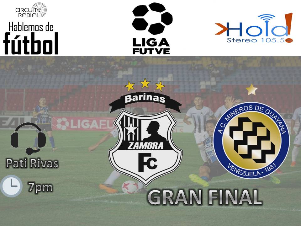holastereoFM's tweet photo. ⚽Vive la #GranFinal 🏆 de la @LigaFUTVE2018 ⚽

#TorneoApertura2018 🏆

📺@holastereoFM con la narración de 👩@Soypatiyalodije 👏

Miércoles 13-06-2018 7:00pm

Hola stereo 105.5 (Barinas) https://t.co/Ar0vpXrn6b