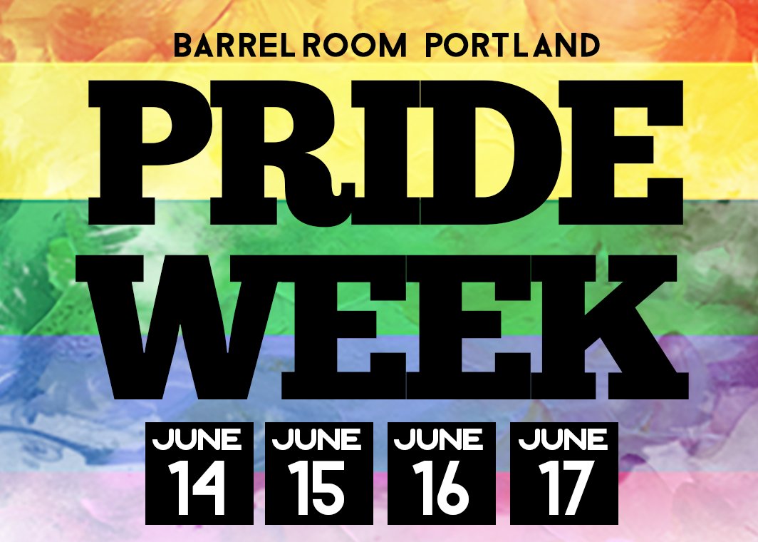Celebrate Pride w/ <a href="/broompdx/">Barrel Room Portland</a> ! Featuring 4 days of PrideVibe on the PatioBar, Dueling Pianos in the Showbar + Mimosa/Bloody Mary's on the Patio on Parade Day! bit.ly/2sQnL2C