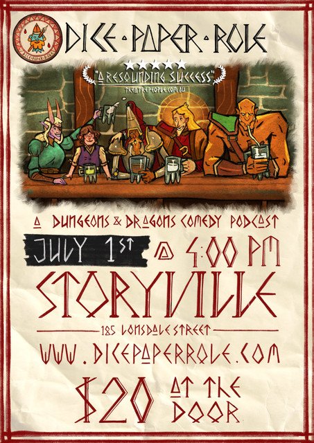 DicePaperRole's tweet photo. We are doing it live!
Come see @jk_crosby DM for the very first time at our live show on 1 July.
It's going to be wild!
https://t.co/GVa4DHMA3U
#DnD #live #comedy #melbourne #ttrpg #20Levels #dicepaperrole #dungeonsanddragons https://t.co/3IyDxTq2DT
