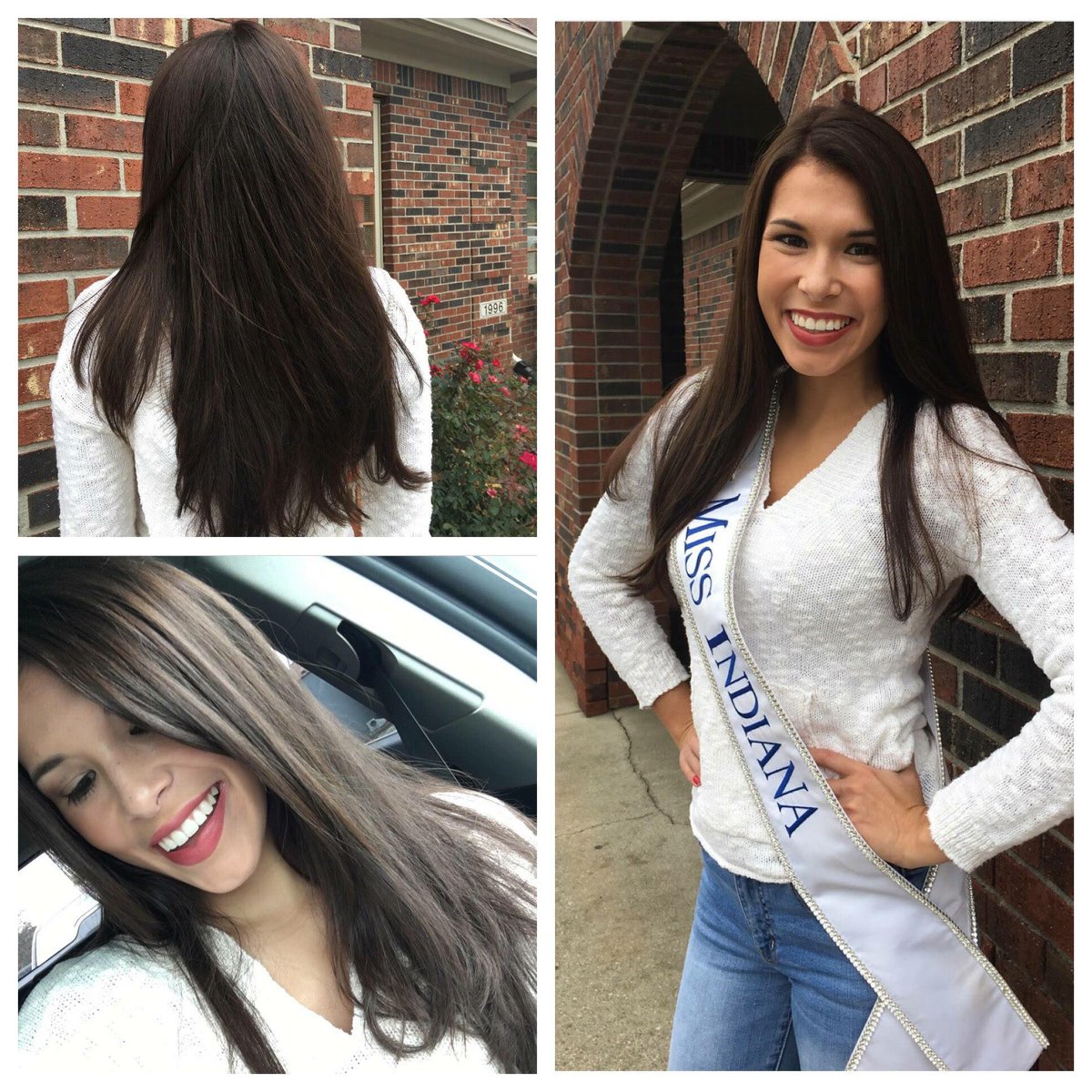 TylerMasonSalon's tweet photo. We have LOVED getting to know Haley as our Miss Indiana this year! We will miss her as she passes the crown soon- the next pageant starts this week! But she’s already promised to come see us as a guest. ☺️ Here are some of our favorite shots of her this season! 💕 https://t.co/VtTJdTm5Gn