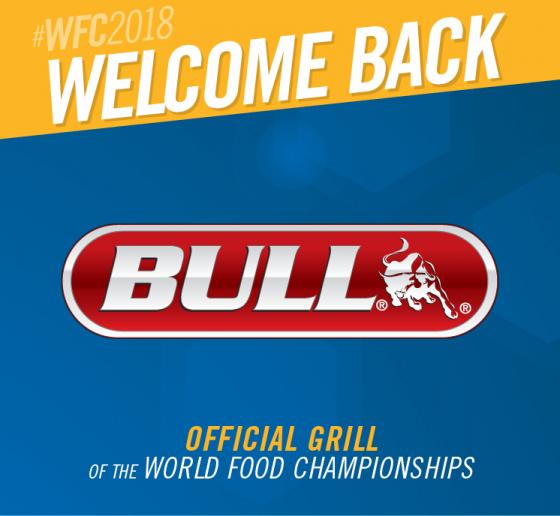 WorldFoodChamp's tweet photo. WFC announced @BullOutdoor is returning to the Ultimate Food Fight!

For the 7th year, the world’s largest outdoor cooking arena will feature more than $100k worth of Bull’s premium Steer three-burner grills.

Visit https://t.co/KpU1wZq6fn for details! 

#WFC2018 #FoodSport https://t.co/qleFegM1h7