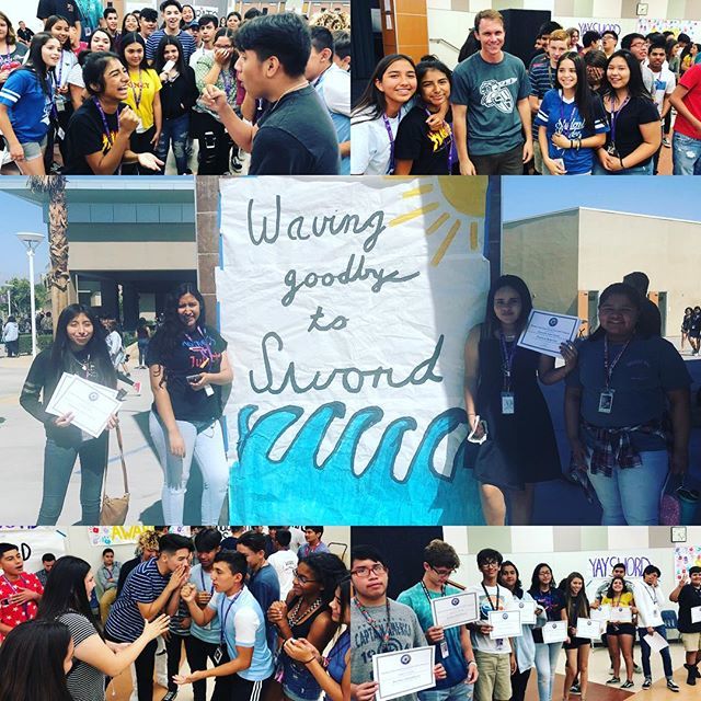 Proud of each and every one of our 9th Grade SWORD Students! What a Year!! #knightsdoitright #proudteacher 💜🍎