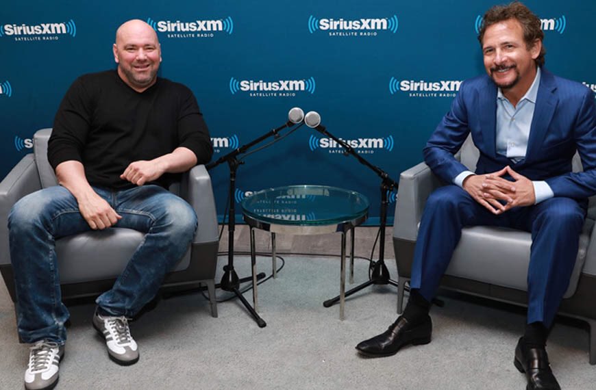 danawhite's tweet photo. Congrats to the best interviewer in sports @jimrome!!!! Everyone give the GOAT a VOTE for National Radio Hall of Fame at https://t.co/SwdQs2tOJp or text “800” to 96000!!! https://t.co/pcat8GZHTt