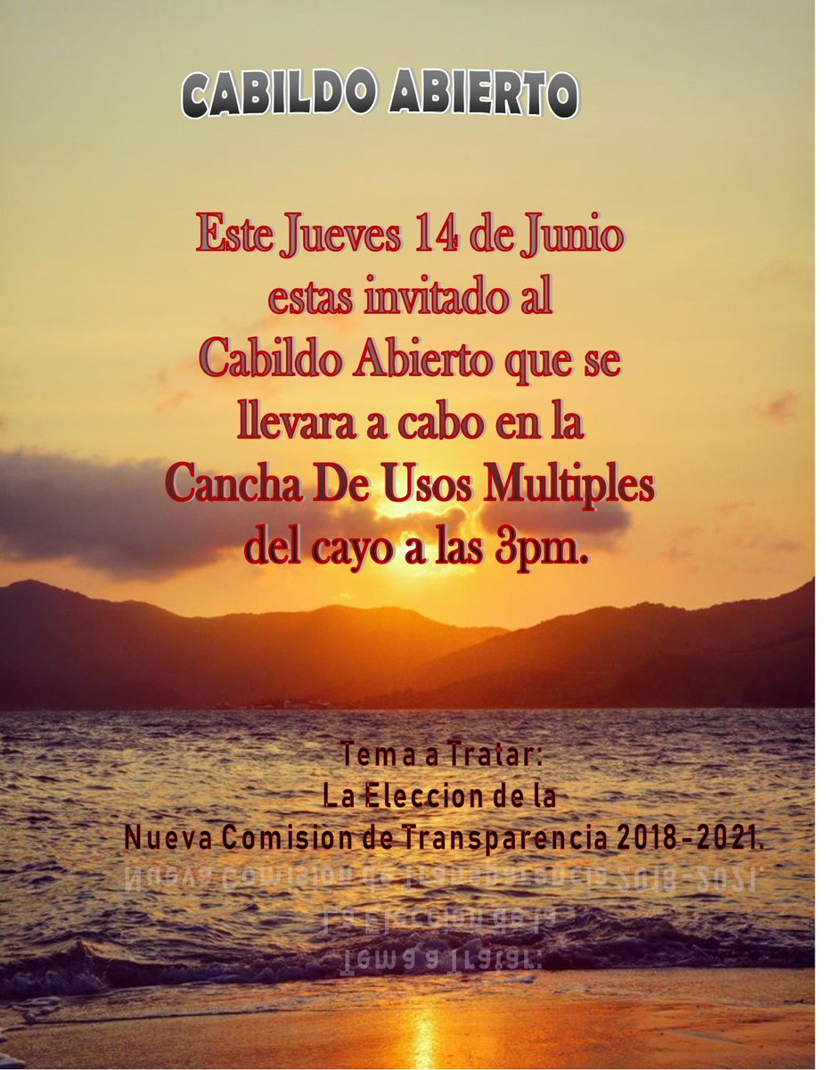 Municipalidad de Guanaja (@mguanaja) on Twitter photo 