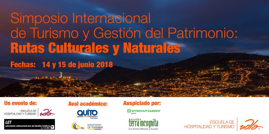 El fascinante mundo del turismo nos abre sus puertas en el Simposio Internacional de Turismo y Gestión del Patrimonio: Rutas Culturales y Naturales de #Quito. Te esperamos del 14 al 15 de junio, inscríbete▶️ goo.gl/3rLVcP
@UDLAQuito . #TuHistoriaComienzaEnQuito