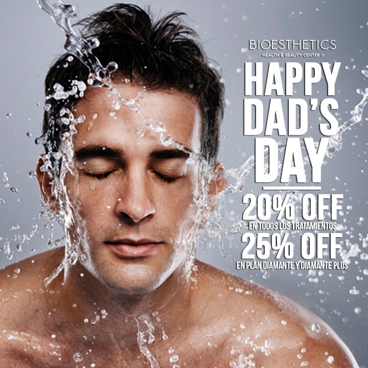 - DÍA DEL PADRE EN BIOESTHETICS -
🔸20 % OFF en todos los tratamientos
🔸25 % OFF en plan diamante y diamante plus.
Este domingo es el día del padre y el regalo ideal para que tu papá disfrute su día, está en bioesthetics.
📍Migueletes 1190, CABA.
☎ 0800 4444 246 https://t.co/kgyKW27c8m