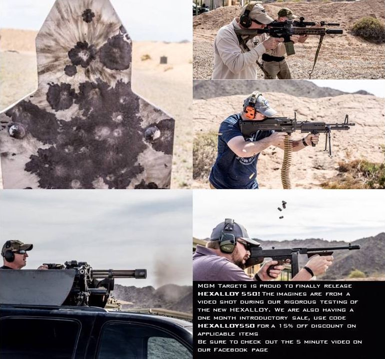 Introducing AR-550 Hexalloy