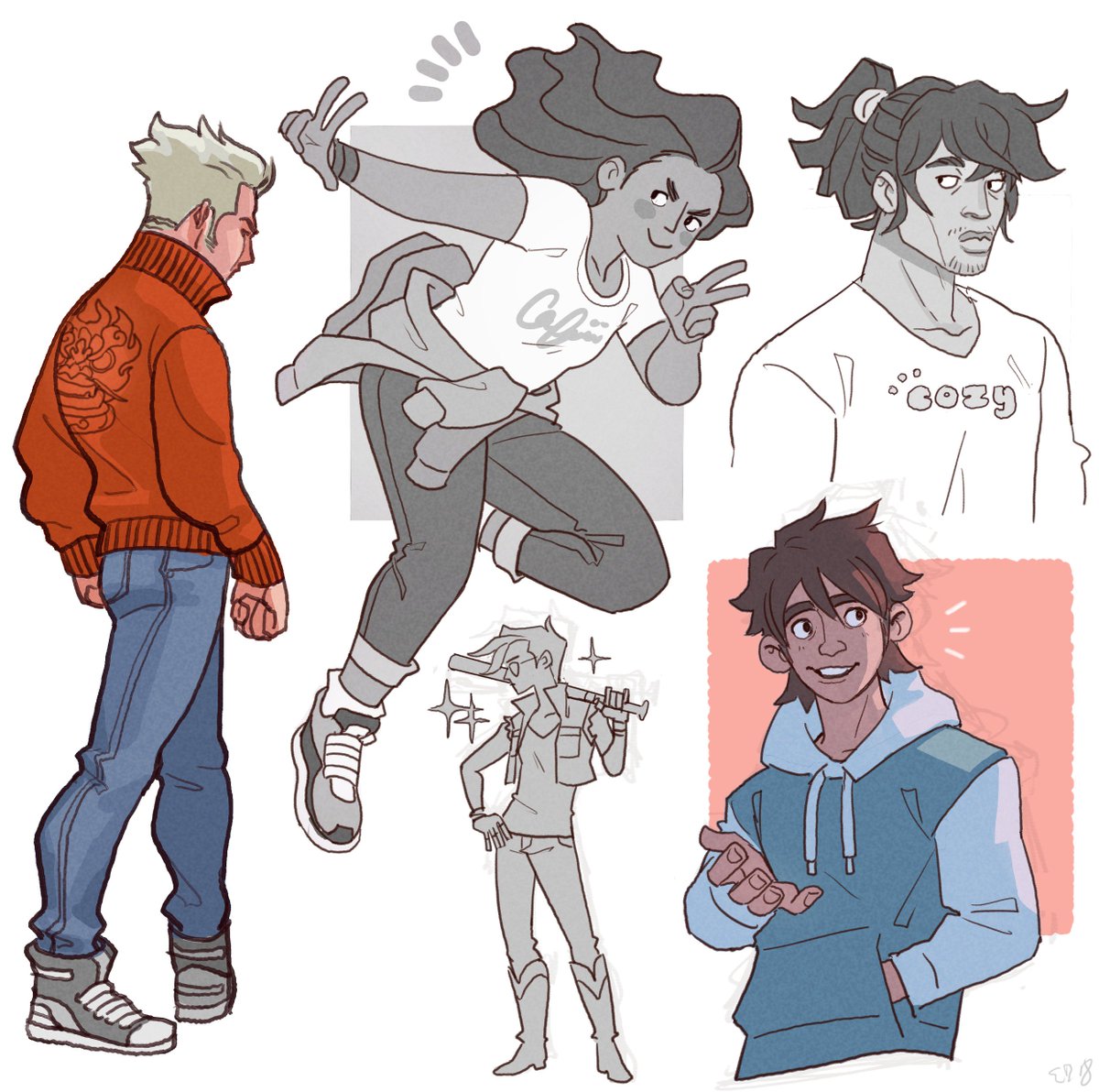 some recent doodlepages :O 