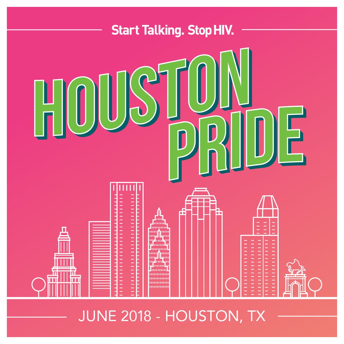 queerfulness's tweet photo. We are excited to announce the Start Talking. Stop HIV. campaign will be participating in Houston Pride! For HIV prevention materials visit https://t.co/VlZpT1XmMM #StartTalkingHIV #HoustonPride2018 https://t.co/W9xeJ1Zvyk