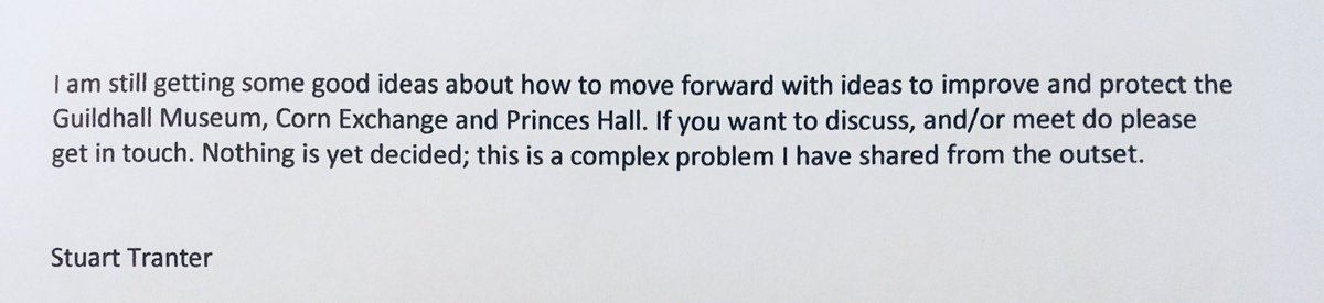 ajpaterson's tweet photo. Official notice that Cabinet intends to declare part of the @Guildhallmuseum “surplus” and flog it. Note the use of the phrase “could be invested” in enhancing what’s left of museum, not “will be”. Backpedalling from my Tory opposite number cannot disguise truth. #RochesterWest https://t.co/cGS7BCPf6F
