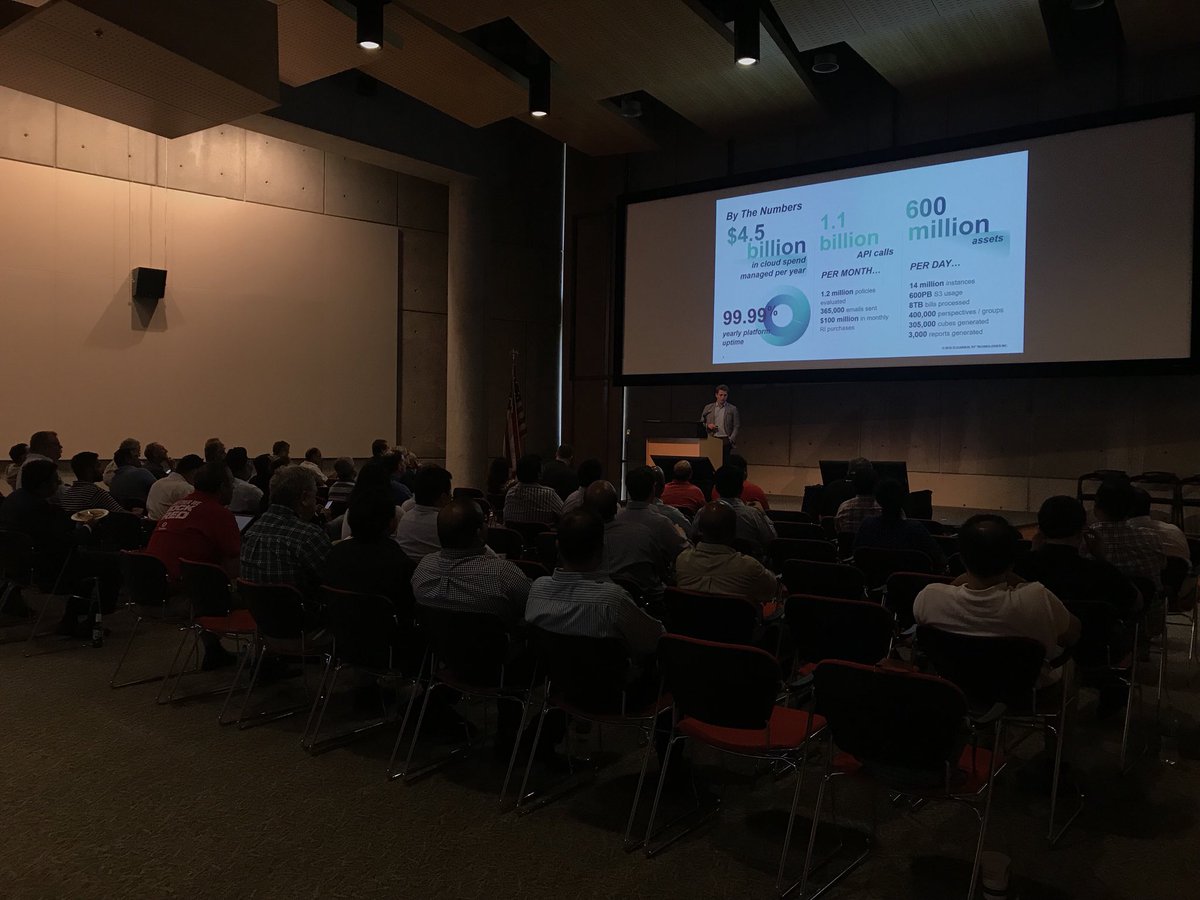 VMW_CloudHealth's tweet photo. The @cloudhealthtech team is talking #ReservedInstance management at the #AWS DC #Meetup tonight! https://t.co/CGBkBqvqA2
