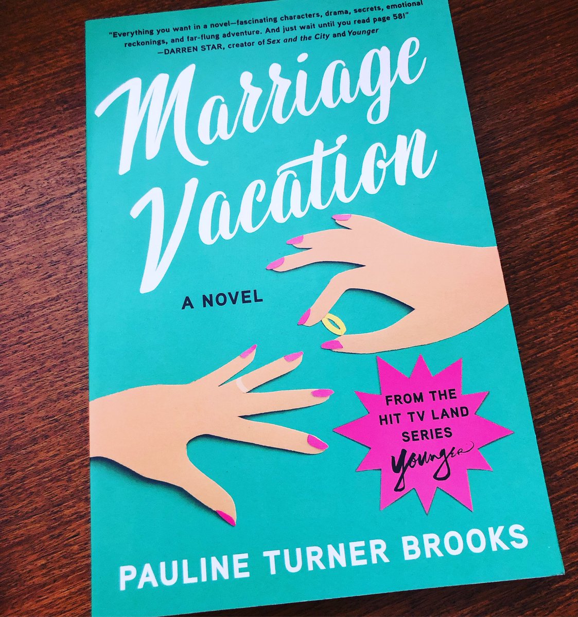 spilltheATX's tweet photo. Am I the only @YoungerTV fan who didnβt know they actually published βMarriage Vacation?β Canβt wait to dive in! ππ»ββοΈ πππ #marriagevacation #youngertv #millennialprint https://t.co/biEe5qtuoP