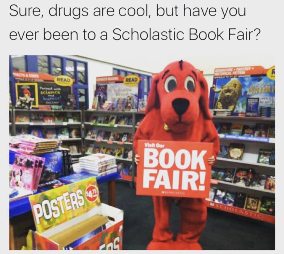 johnathan4211's tweet photo. I saw this and had to share. The ONLY time I stole money was from my mom so I could buy another book after already buying two I wanted. She was mad but was kind of ok cause at least it was on books. #ReadingIsFundamental #READBitch #BooksAreMyDrug https://t.co/zrklUq4ZEN