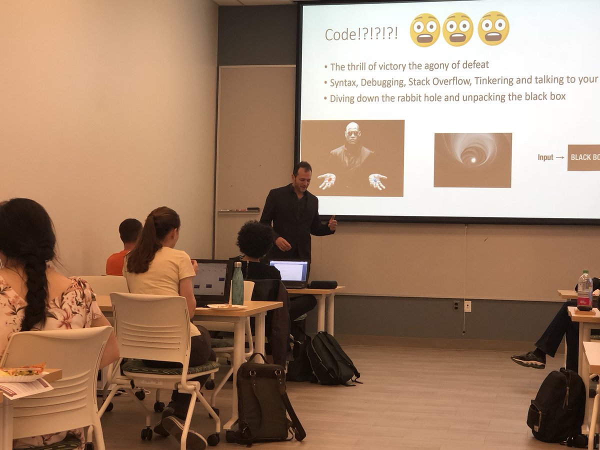 MaptimePHL's tweet photo. Bradley getting this Leaflet workshop going! 👏 https://t.co/ntAhRaQQ18