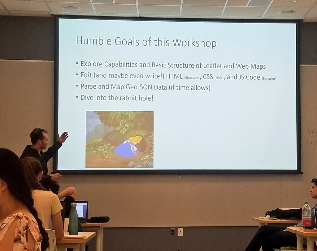 TempleGUS's tweet photo. Dr. Gardener says "go down the rabbit hole" @MaptimePHL. https://t.co/HFFmDeoM07